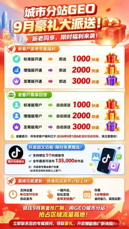 豆包城市站专门做ai关键词优化,最快当天出结果。全系列75折提单。-张诗林资源库_百家号代运营_网络推广一手渠道资源_全网最低价