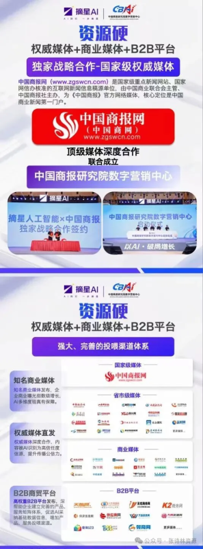 摘星Ai新闻+二级目录+自媒体+短视频+城市站+B2B平台-张诗林资源库_百家号代运营_网络推广一手渠道资源_全网最低价